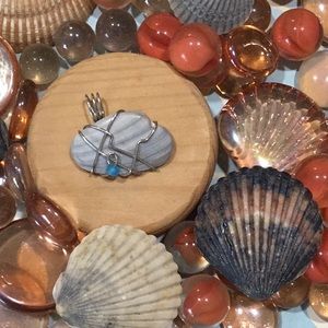 Outer Banks Seashell Pendant. Crafted with Care.